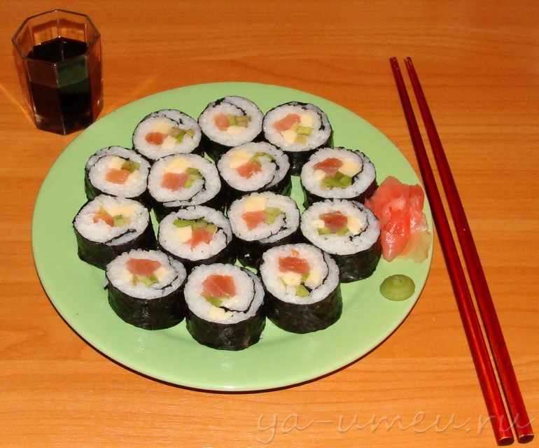 Как сделать суши и роллы дома с фото